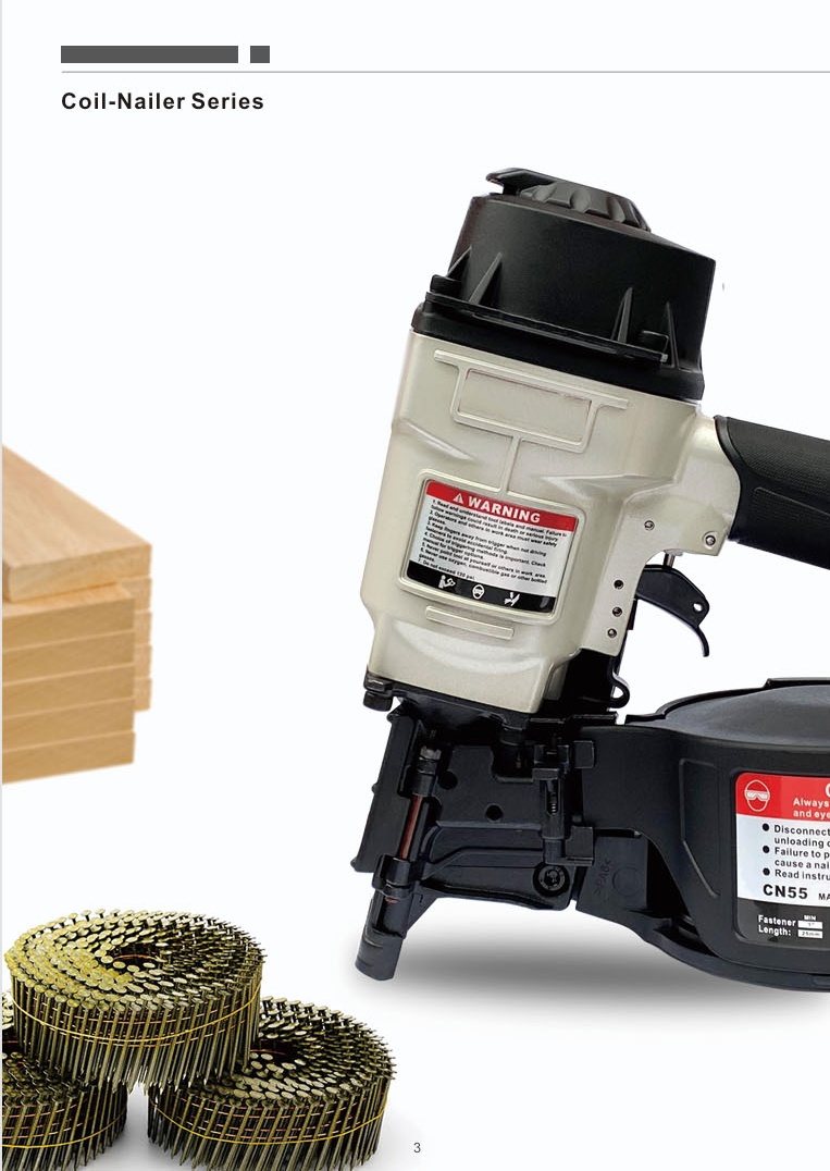 HangBon CN55 Pneumatic Coil Nailer